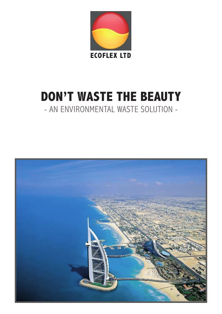 don t waste the beauty