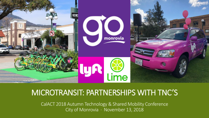 microtransit partnerships with tnc s