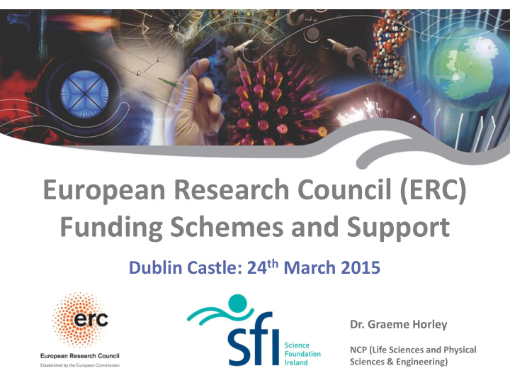 european research council erc funding schemes and support