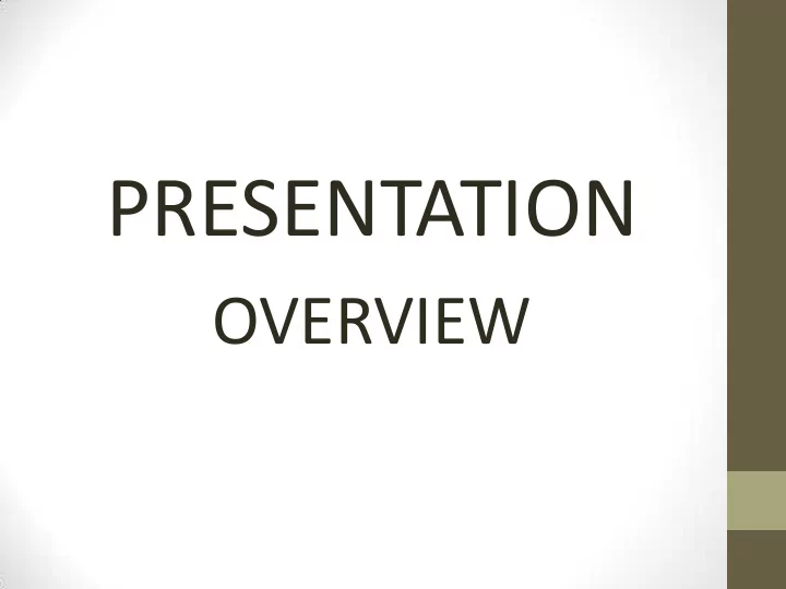 presentation