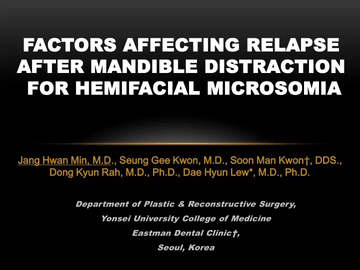 after mandible distraction