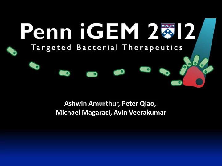 ashwin amurthur peter qiao michael magaraci avin