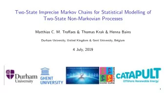 Two-State Imprecise Markov Chains for Statistical Modelling of  Two-State Non-Markovian Processes