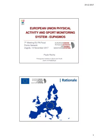 | Rationale  1  19-12-2017  Rationale: HEPA XG and HEPA Focal  Point Meetings at Cyprus &amp;