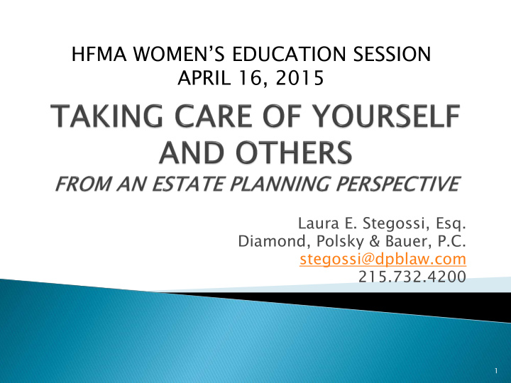hfma women s education session