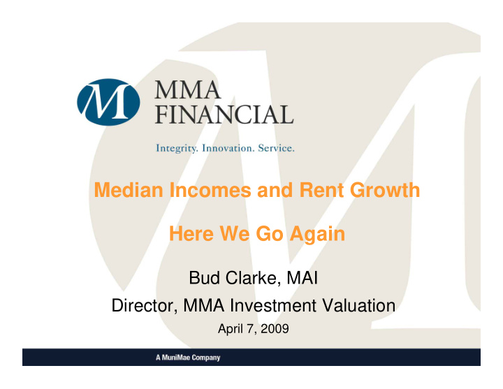 median incomes and rent growth here we go again