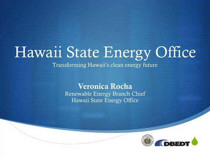 hawaii state energy office