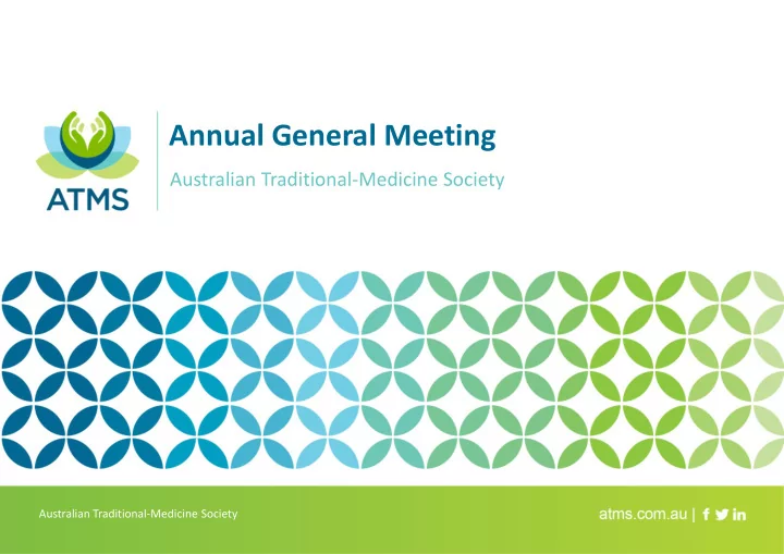 annual general meeting