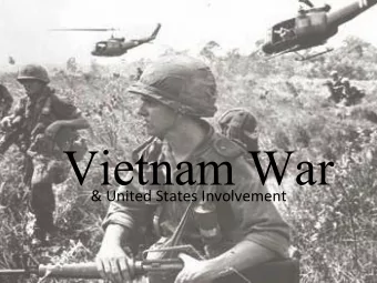 Vietnam War  &amp;  United  States  Involvement    In  Vietnam,  ci4zens