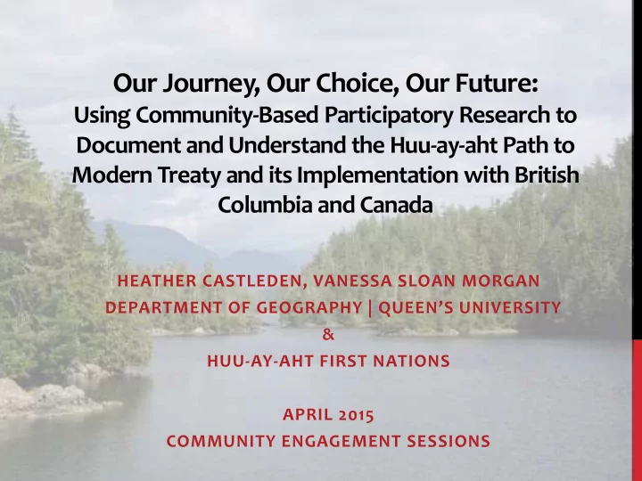 our journey our choice our future