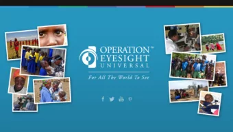 In many countries, blind people are among  the poorest of the poor.  They have no food, poor