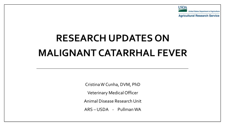 research updates on