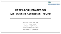 research updates on