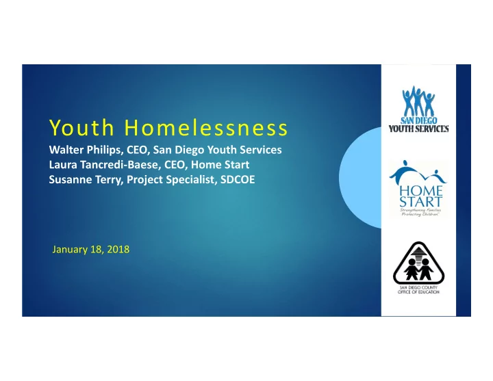 youth homelessness