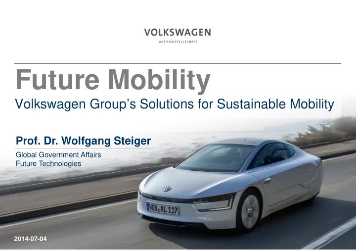 future mobility