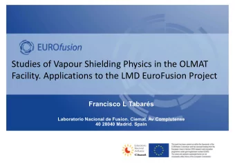 Studies of Vapour Shielding Physics in the OLMAT  Facility. Applications to the LMD EuroFusion