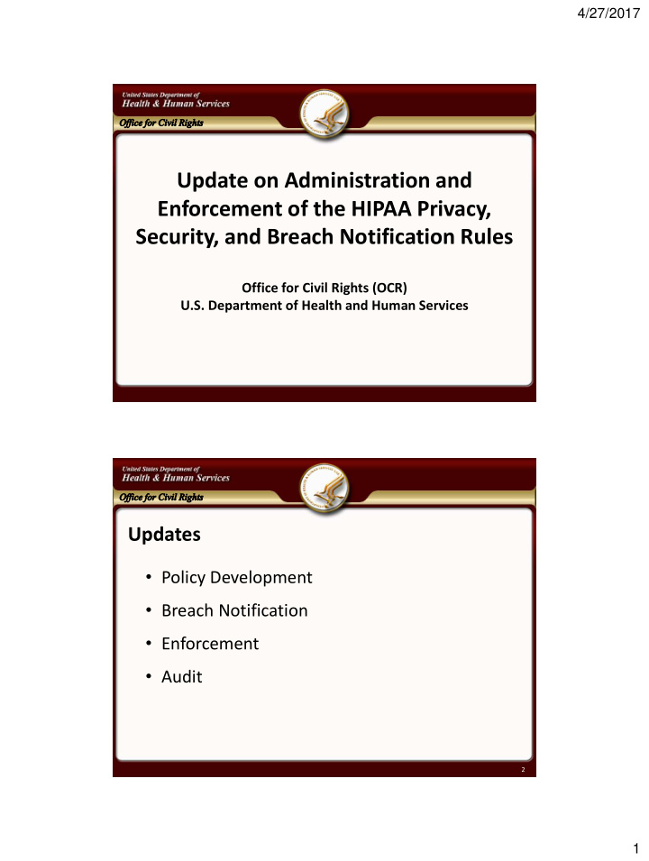 security and breach notification rules