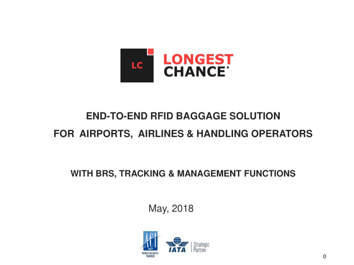 end to end rfid baggage solution for airports airlines