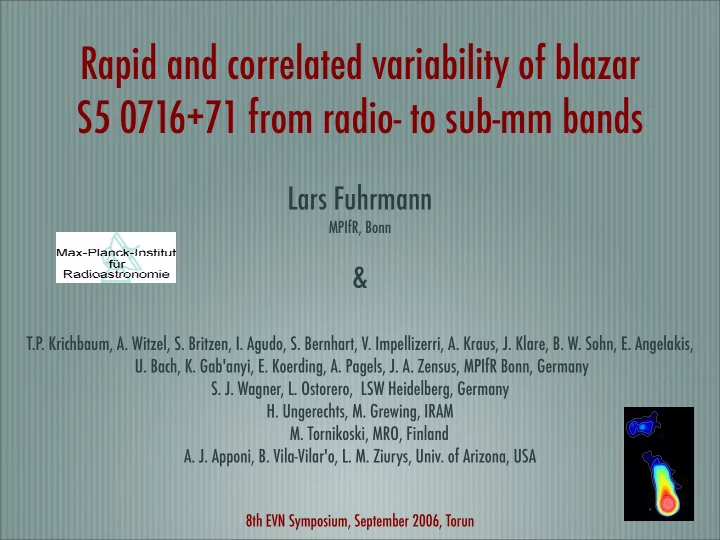 rapid and correlated variability of blazar s5 0716 71