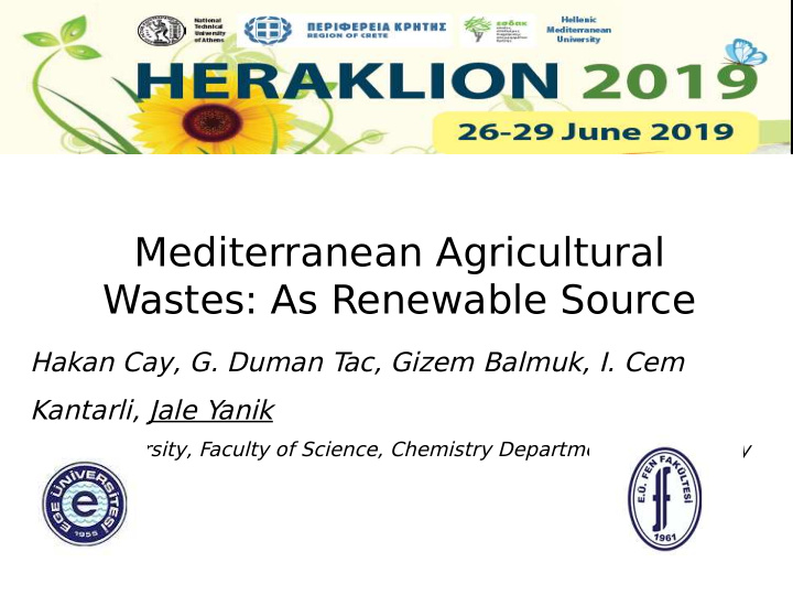 mediterranean agricultural wastes as renewable source