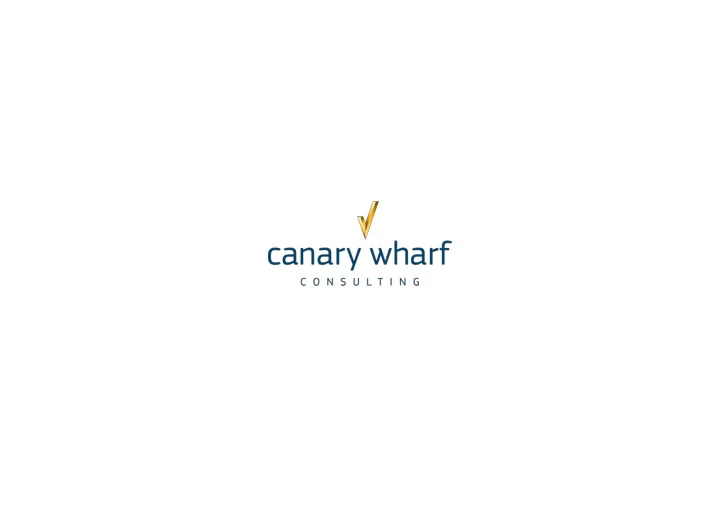 canary wharf consulting