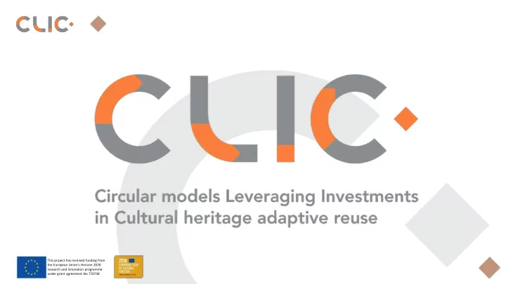 this project has received funding from the european union