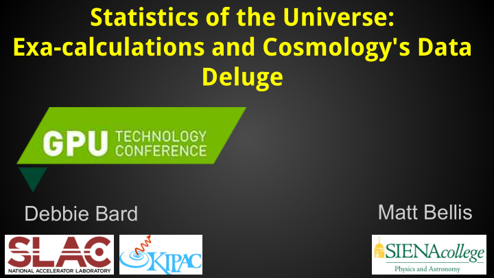 statistics of the universe exa calculations and cosmology