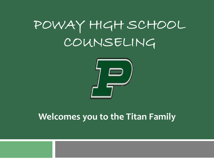 pow poway high ay high school school ng couns counseli