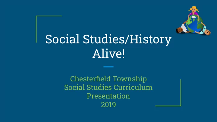 social studies history alive