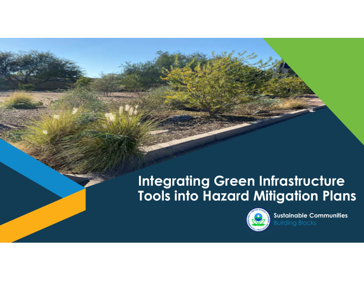integrating green infrastructure tools into hazard