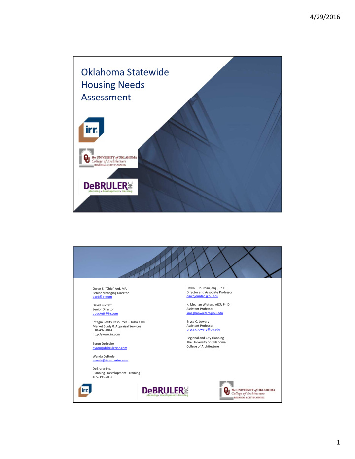 oklahoma statewide housing needs assessment