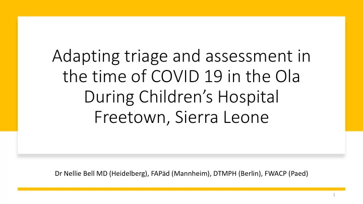 the time of covid 19 in the ola