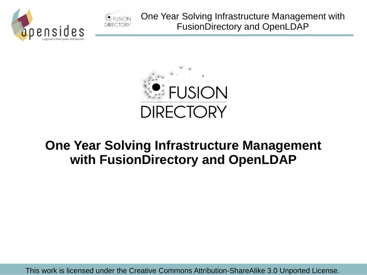 one year solving infrastructure management with