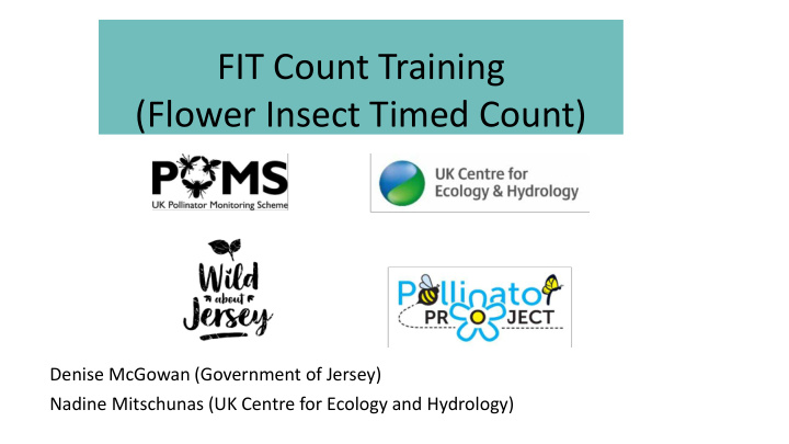 fit count training flower insect timed count