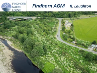 River Findhorn  Fish Surveys  Adult Fish Data  Predator Control  Poaching Control
