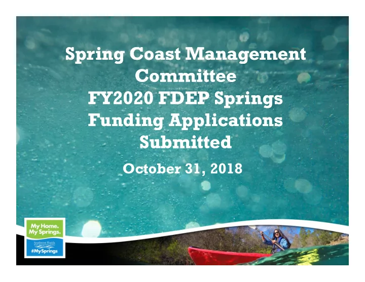 spring coast management spring coast management committee