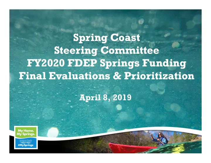 spring coast spring coast steering committee steering