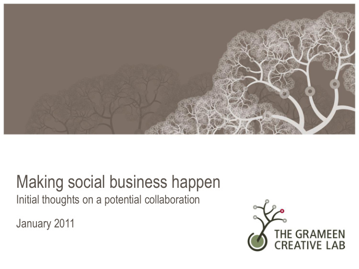making social business happen