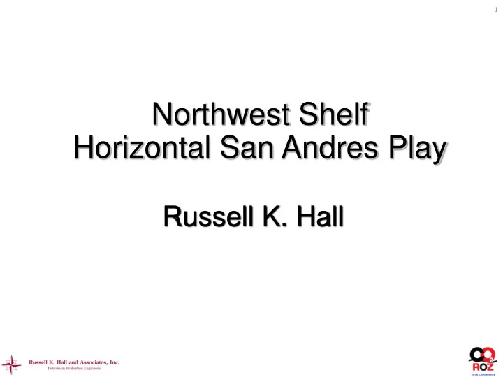 horizontal san andres play