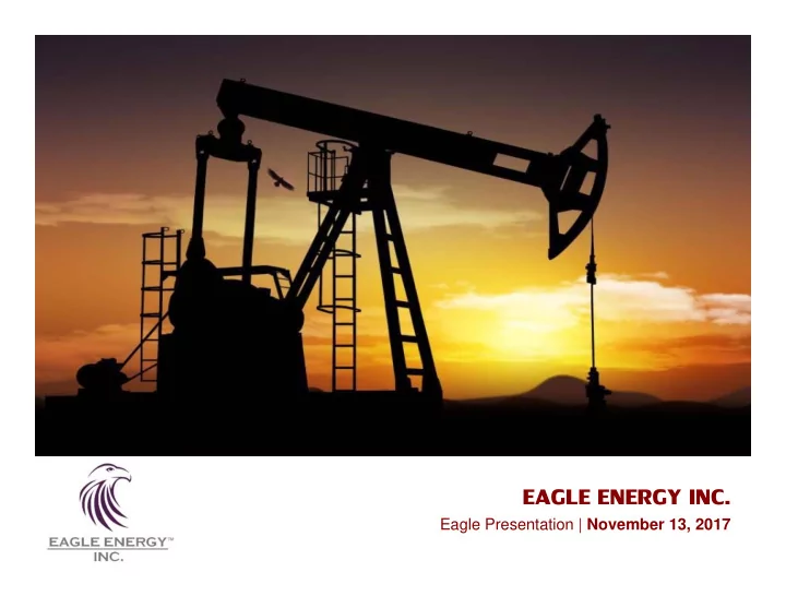 eagle energy inc