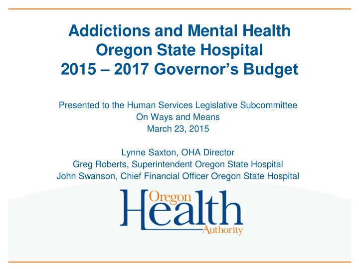 addictions and mental health