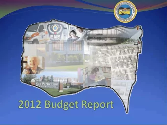 2011 2011 2012 BUDGET ACTUAL BUDGET (unaudited) Total Gross Expenditures 124,983,550 110,885,150