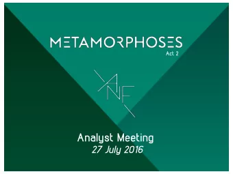 1  Contents  Page 3  1. Highlights  Page 10  2. Portfolio  Page 26  3. Finance  2