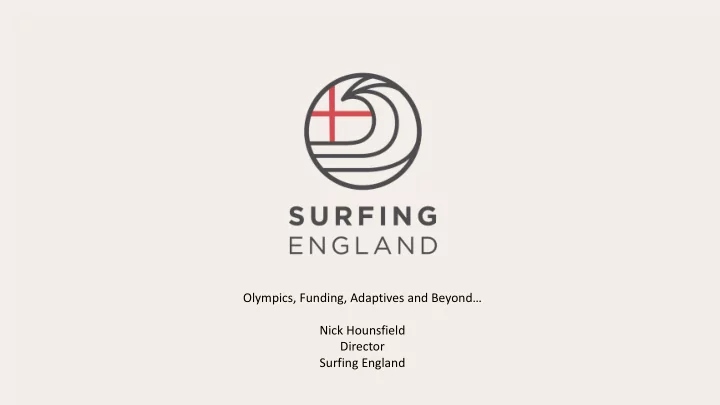 olympics funding adaptives and beyond nick hounsfield
