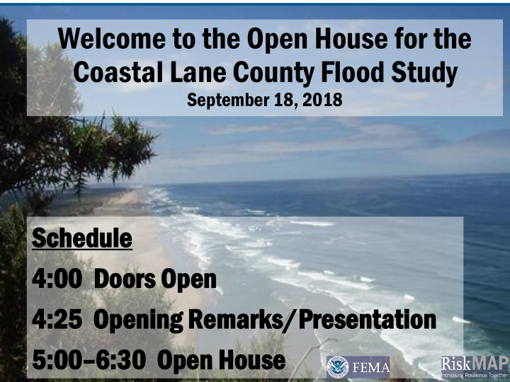 coastal lane county flood study coastal lane county flood