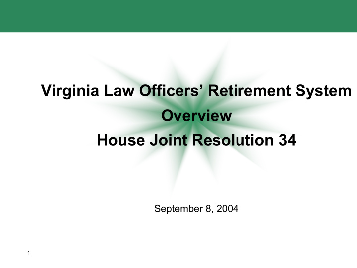 virginia law officers retirement system overview house