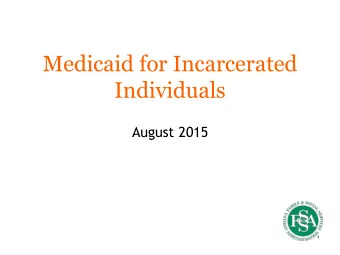 Individuals  August 2015  1  Federal Law  The Social Security Act Section 1905(a)  prohibits