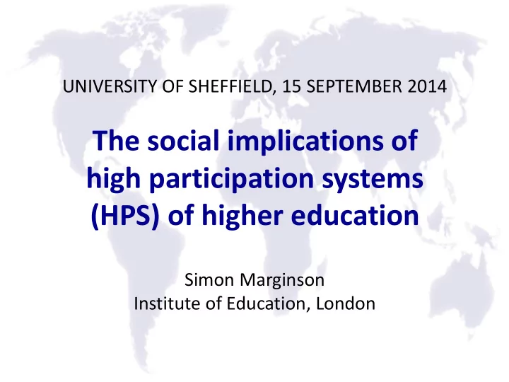 the social implications of