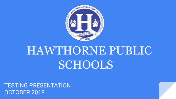 hawthorne public schools