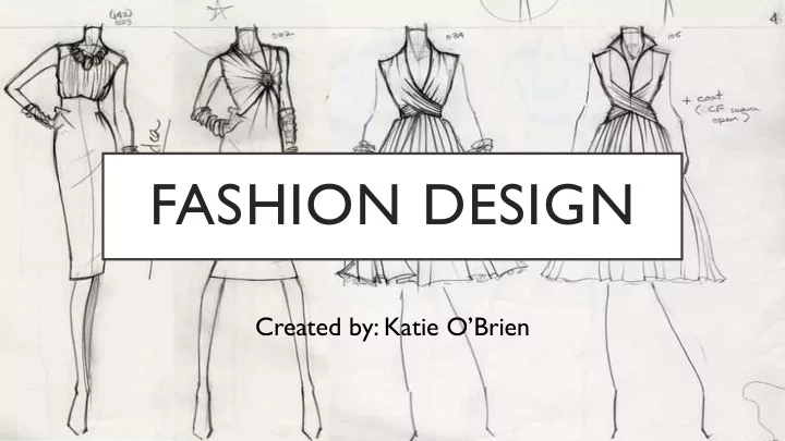 fashion design